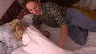 Mom Caught Cheating: Blonde MILF Fucks Depraved Boy While Dad Is Away