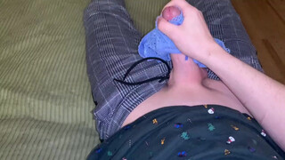 A Sexy Russian Revenge: Sister Burns Brother for Panty-Masturbation and Helps Him Finish