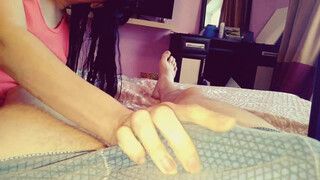 MILF Mom Teaches Her Son The Art of Vibrator Masturbation