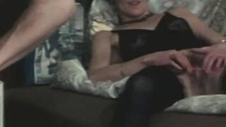 Retro MILF Threesome: Mom, Son, and Girlfriend Get Wild in Group Sex