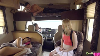 Sisterly Love on the Road: A Sucking and Fucking Adventure with a Brother