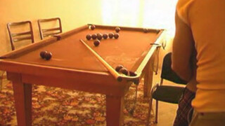 Daddys Little Billiards Tutor: A Lesson in Hard Strokes