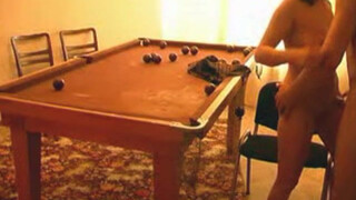 Daddys Little Billiards Tutor: A Lesson in Hard Strokes