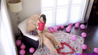 Valentine's Day Fling: Skinny Sister & Teddy Bear Brother