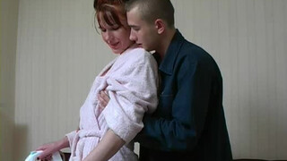 Skinny MILF Alyonas Son Gets Fucked in Various Sexy Positions