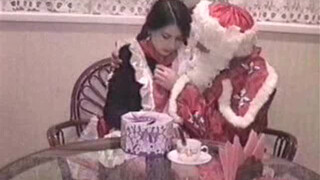 Alyonka's Naughty Christmas Surprise: A Brotherly Blowjob from Santa
