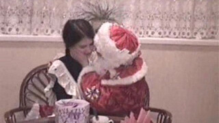 Alyonka's Naughty Christmas Surprise: A Brotherly Blowjob from Santa