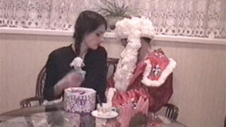 Alyonka's Naughty Christmas Surprise: A Brotherly Blowjob from Santa