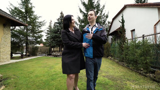 Beautiful MILF and Her Young Stepson's Forbidden Lust