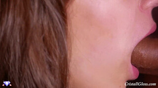 Beautiful MILF Sucks Son's Huge Cock for His Sperm