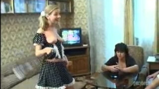 Mom and Dad Show Russian Daughter the Ropes: A Group Sex Education for Millennials