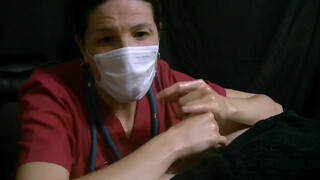 MILF Doctors Masked Handjob: Medical Fetish Fantasy