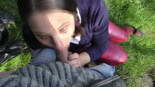Young Beautys Forbidden Forest Delight: Stepfathers Stick Savored
