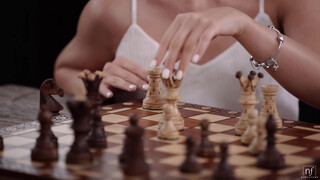 Chess Loser Sister Pays Off Brother with Big Cock Sucking