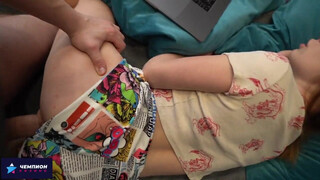 Little Sister's Massage Leads to Big Brother's Passionate Fucking