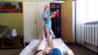 Big Sisters Big Mercy: Secret Jerk-Off Session to Protect Moms Eyes