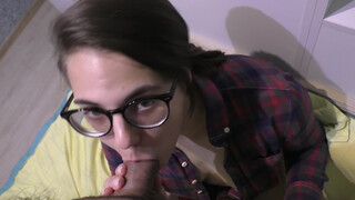 Modest Sister's Surprising Lust: Dasha's Tempting Tits Get Covered in Cum