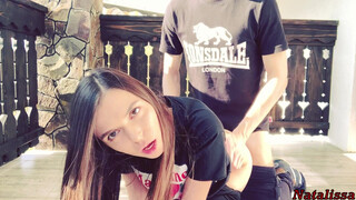 Fitness Workout Leads to Stepsisters Pleasure - A Sibling Suckfest