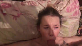 Sleeping Stepbrothers Late Night Special: Big-Boobed Sisters Oral Pleasure