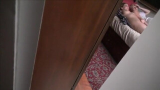 Sibling Taboo: Big-Boobed Sisters Share Bedroom Fun with Older Brother