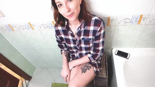 Its Just Us: Slender Sister & Brothers Bathroom Rendezvous