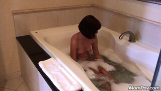 Mom's Bathroom Tryst: Son's Secrets Revealed