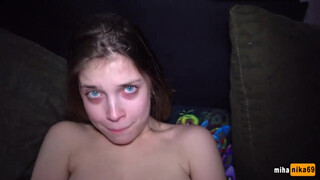 Bug-Eyed Veronica's Brotherly Love: Pussy Pleasure Mouth Action